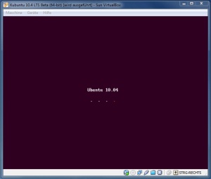 Lucid Lynx Kubuntu Beta Bootscreen
